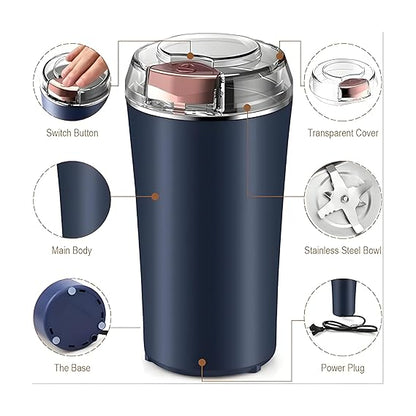 Mini Electric Multi-Grinder (Coffee, Masala & Spice Grinder Machine)