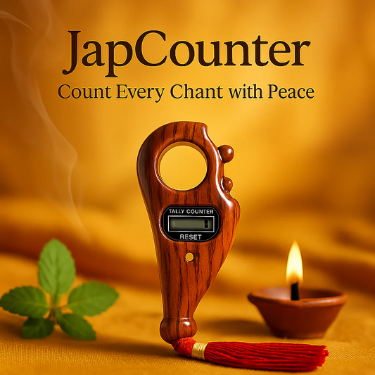 JapCounter™ - Authentic Tulsi Wood Digital Japa Counter